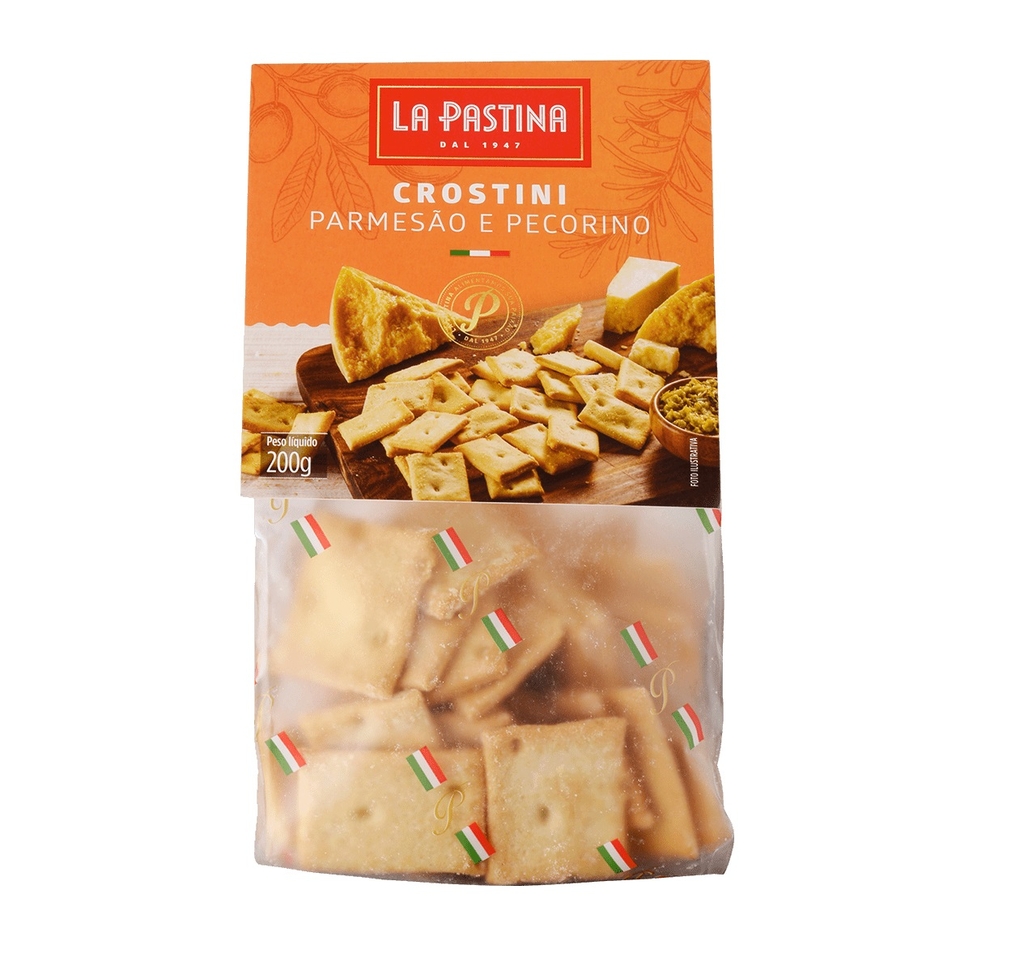 Crostini Parmesão e Pecorino LA PASTINA 200g