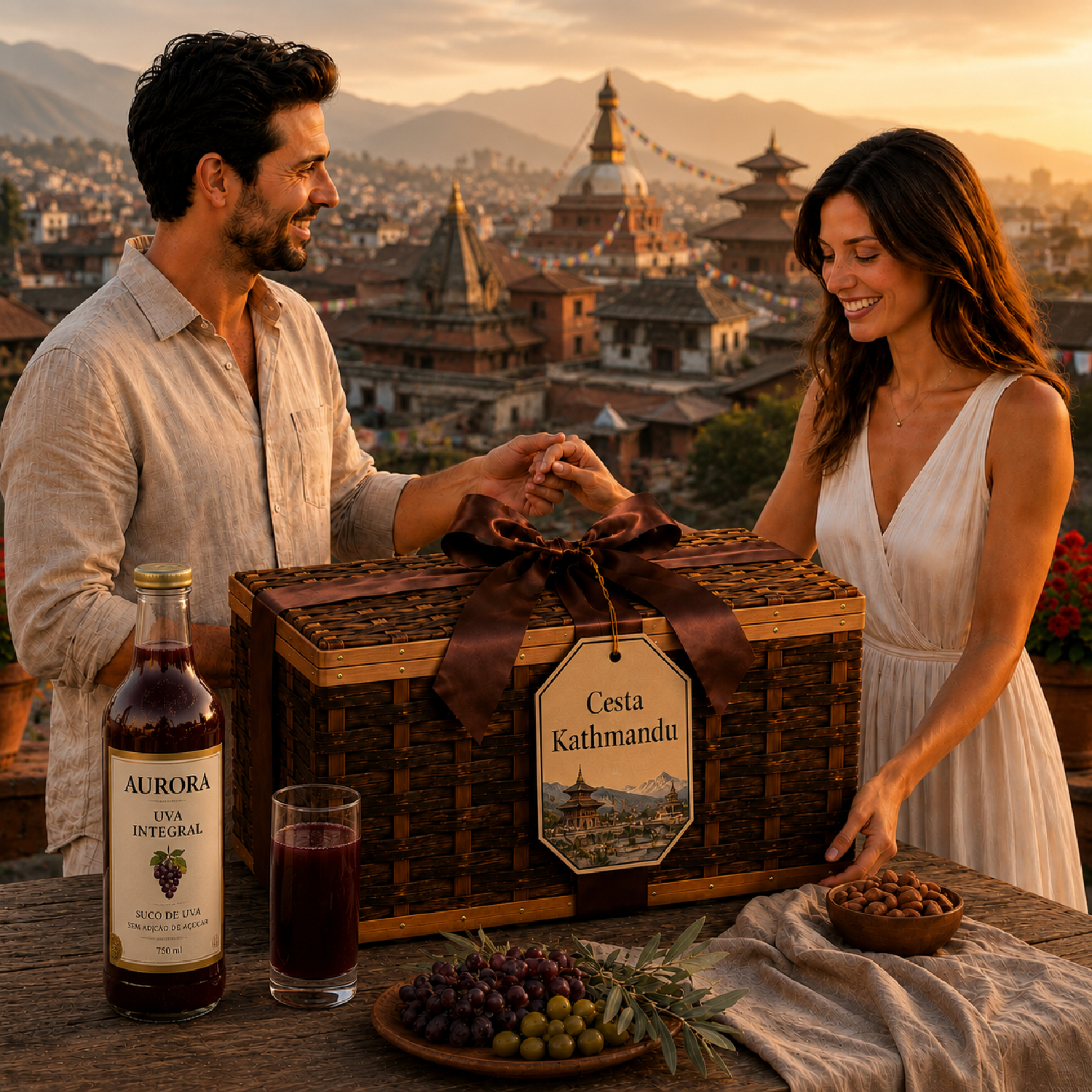 Cesta de Natal Sem Álcool Premium KATHMANDU 30 Itens 2026 foto 2
