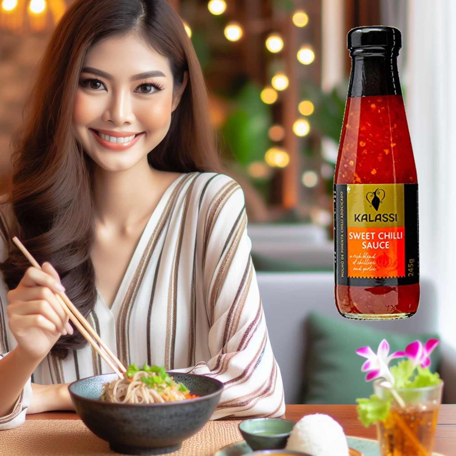 Molho Tailandês KALASSI Sweet Chilli 245g foto 3