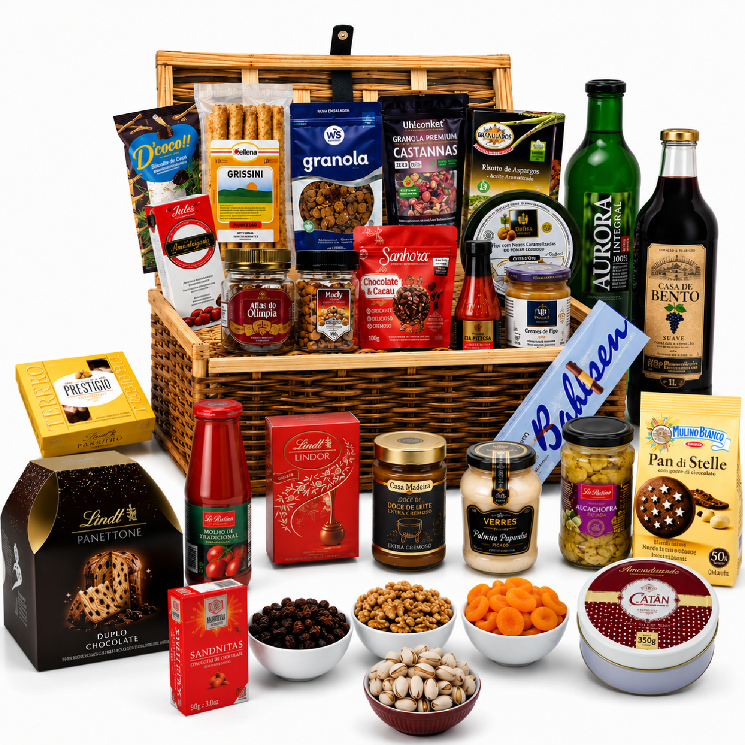 Cesta de Natal Sem Álcool Premium CURAÇAO 30 Itens 2026