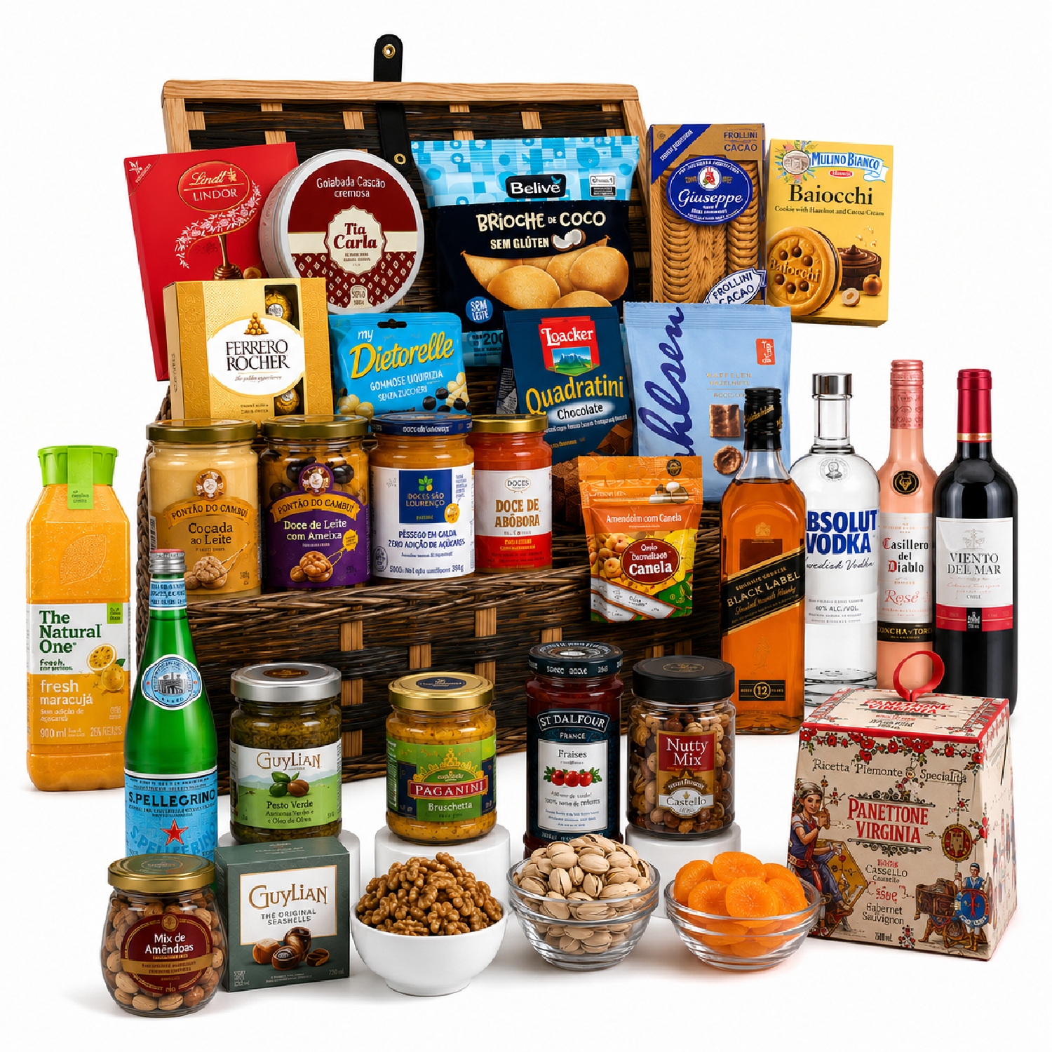 Cesta De Natal Premium Dijon com 30 Itens - Natal 2026