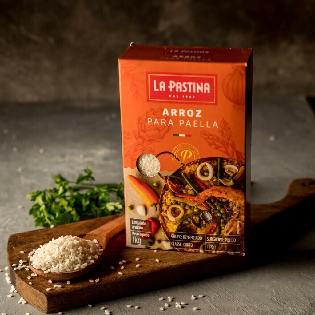 Arroz Para Paella Espanhol LA PASTINA 1 Kg foto 6