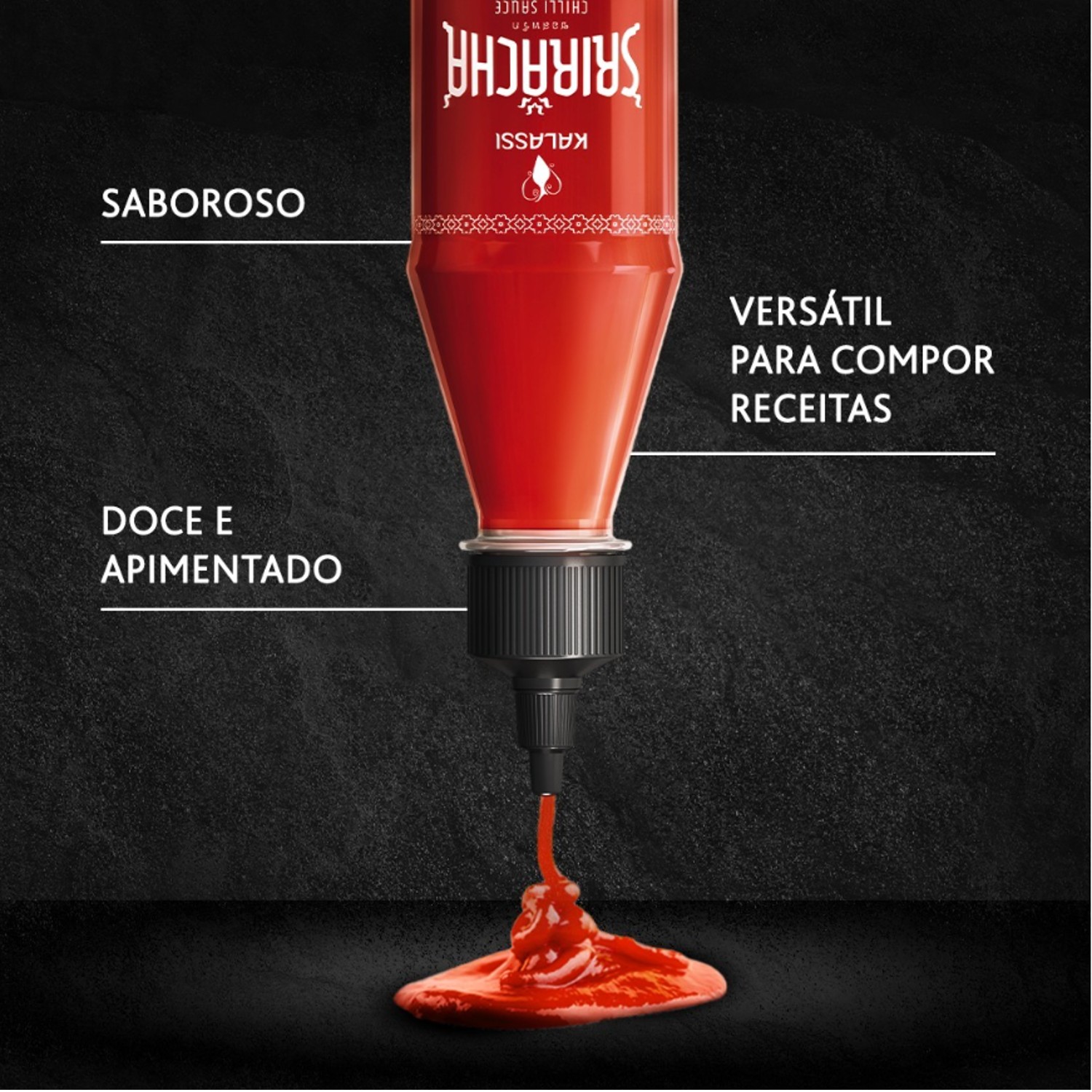 Molho de Pimenta Sriracha KALASSI 200ml foto 4