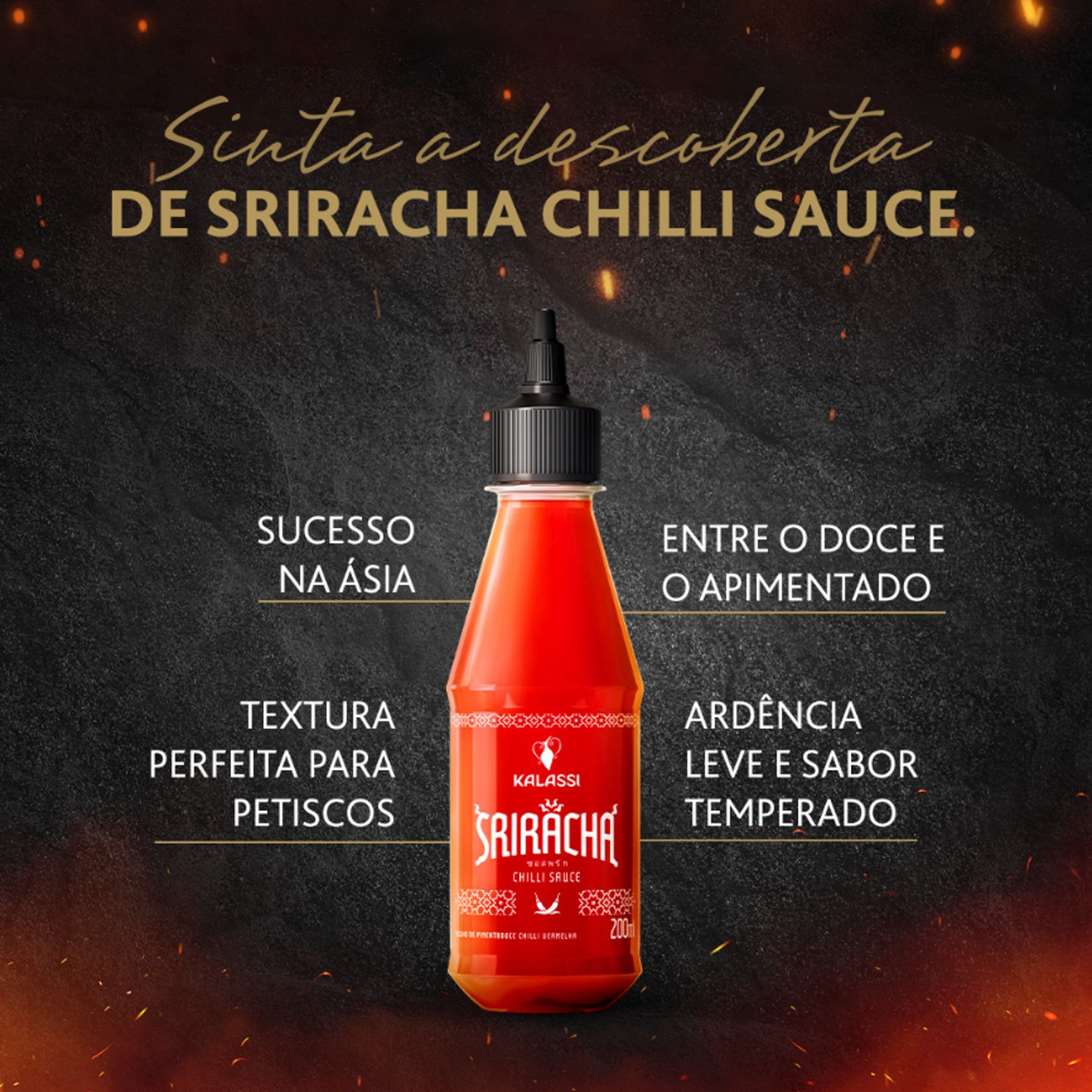 Molho de Pimenta Sriracha KALASSI 200ml foto 5