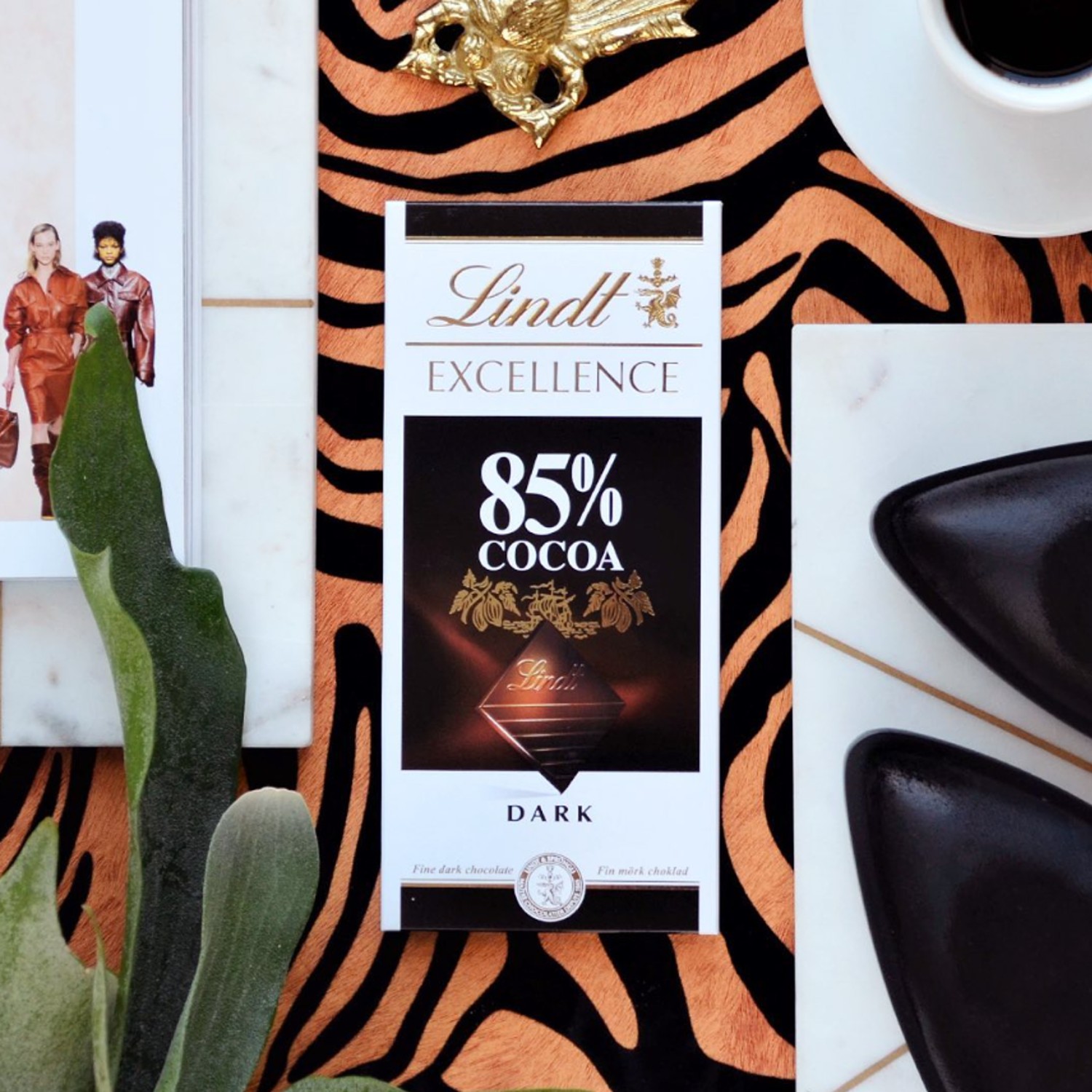 Chocolate LINDT Excellence 85% Dark 100g foto 3