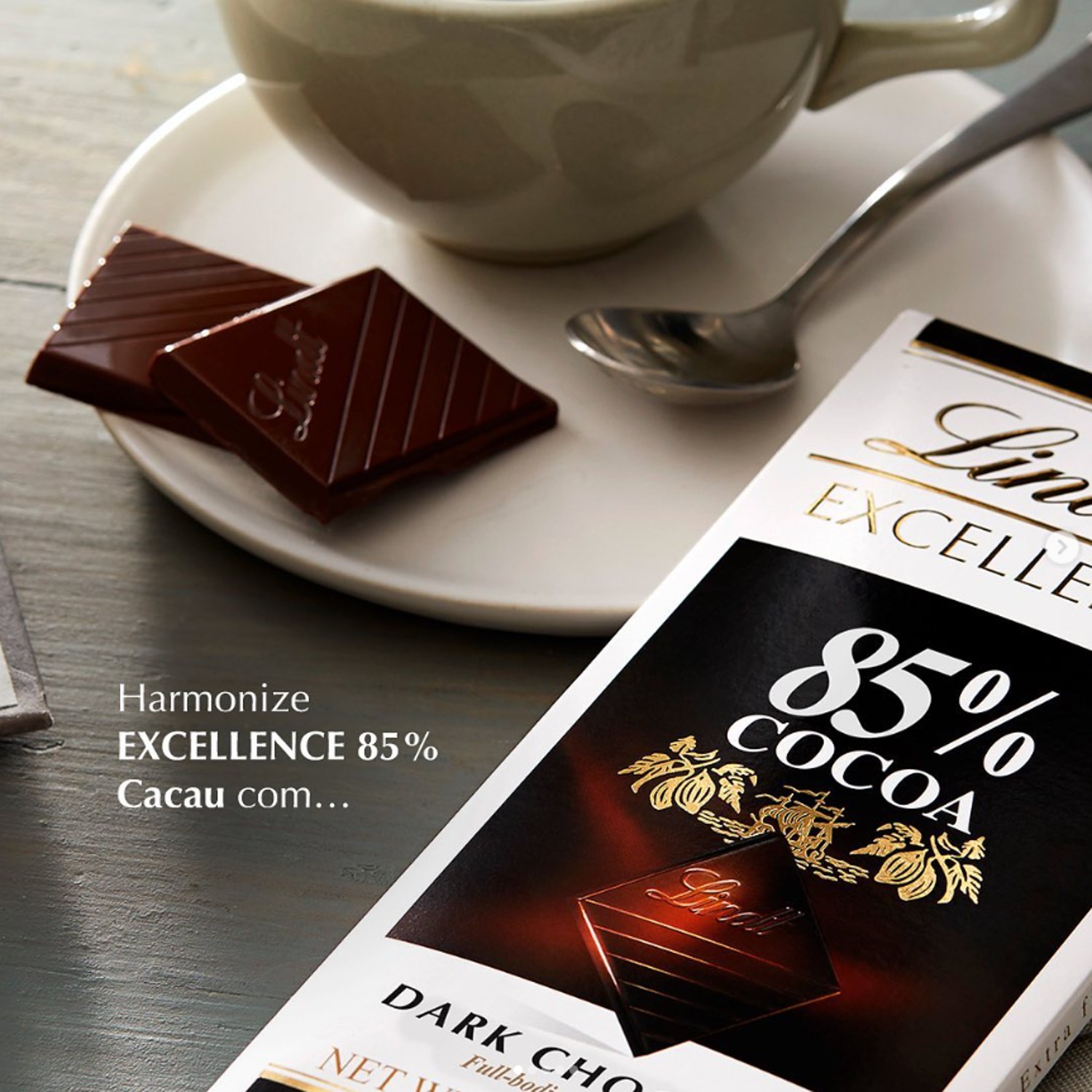 Chocolate LINDT Excellence 85% Dark 100g foto 4