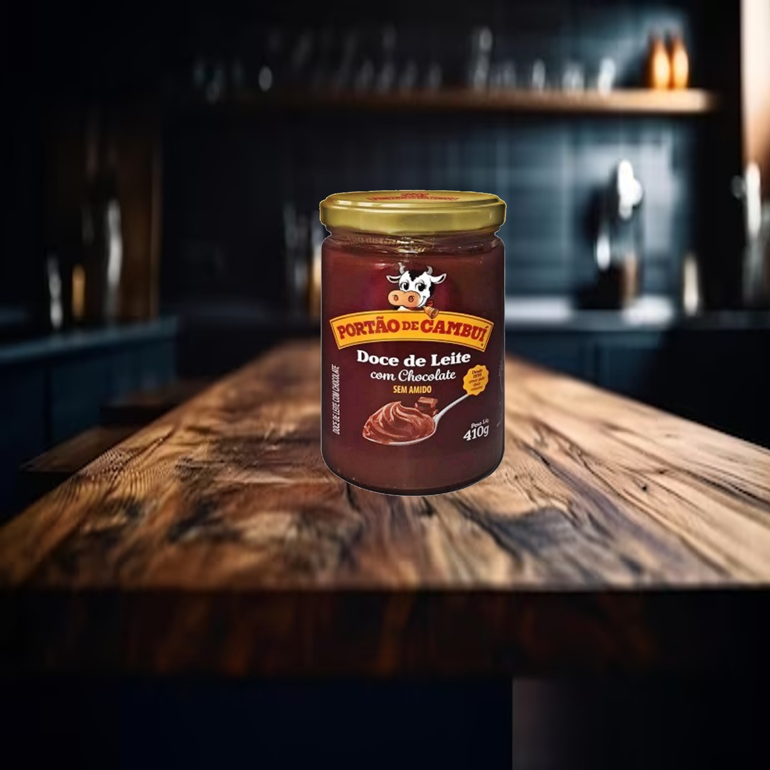 Doce de Leite Pastoso com Chocolate Portão do Cambui 410g foto 3