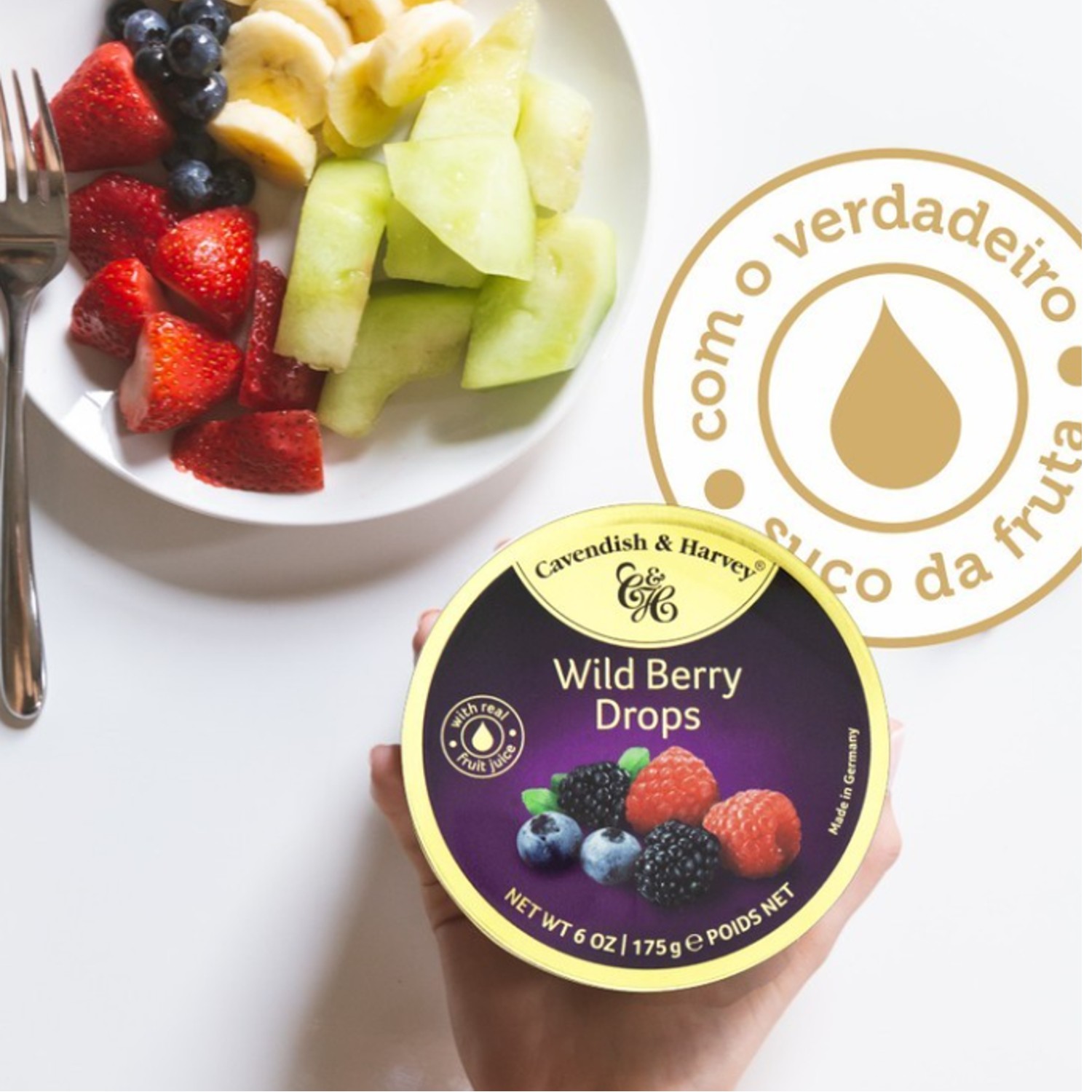 Bala CAVENDISH & HARVEY Wild Berry Drops 175g foto 4