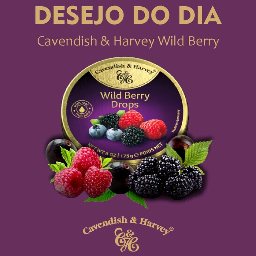 Bala CAVENDISH & HARVEY Wild Berry Drops 175g foto 9