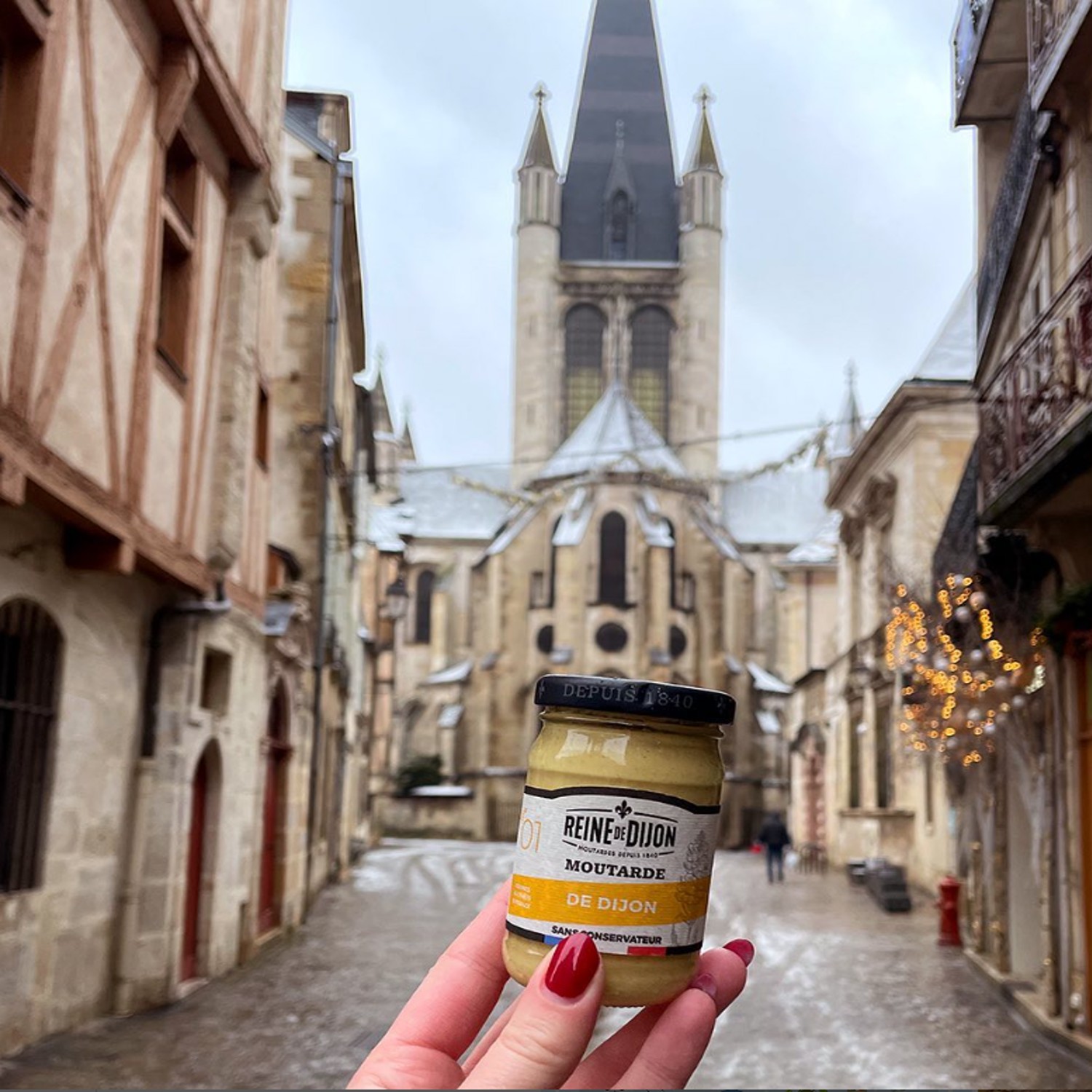 Mostarda REINE DE DIJON Forte 200g (França) foto 4