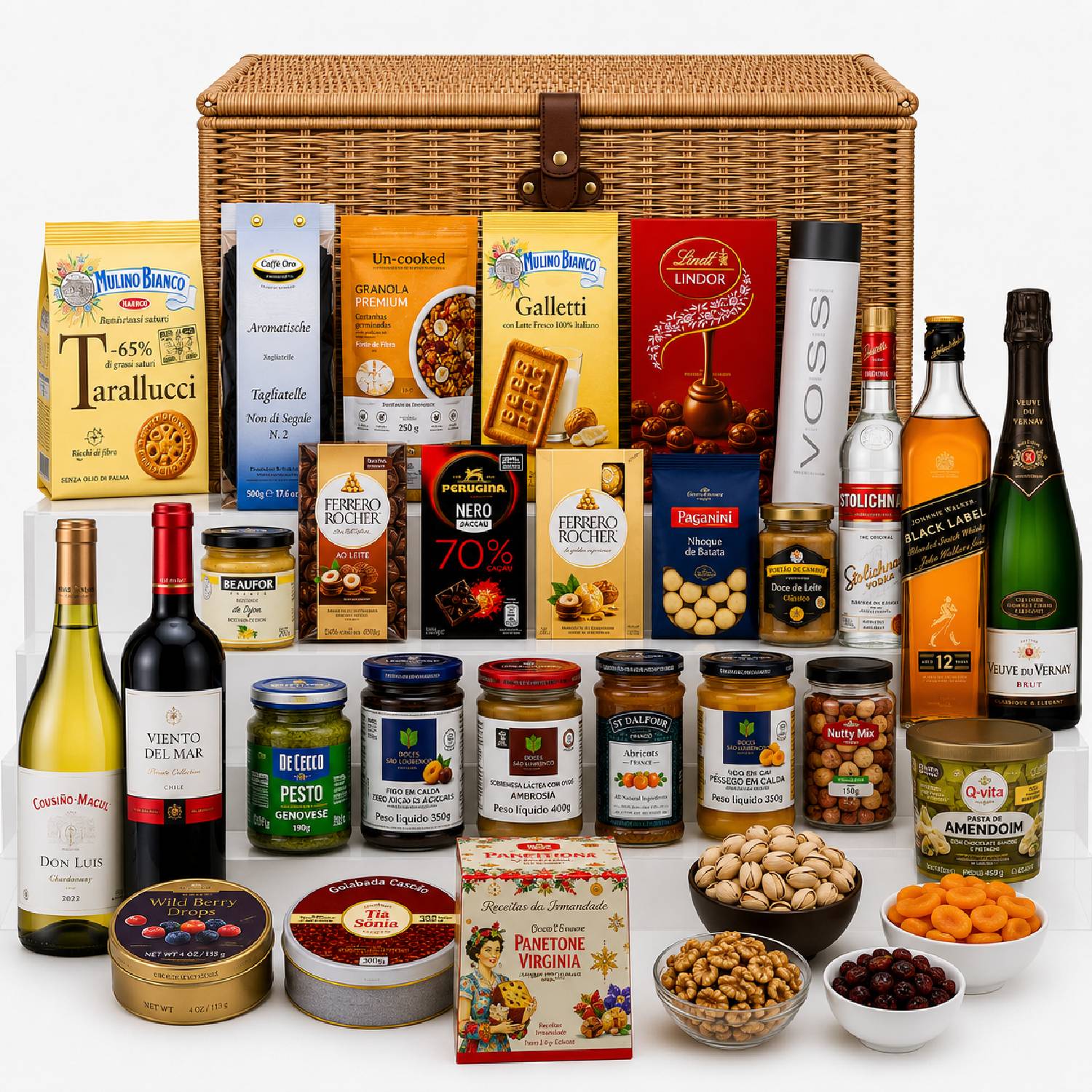 Cesta De Natal Premium GIRONDE Com 30 Itens - Natal 2026
