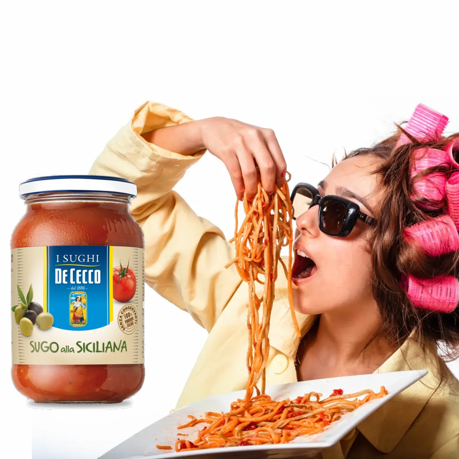 Molho de Tomate Alla Siciliana DE CECCO 400g foto 6