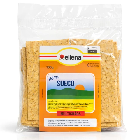 Pão Tipo Sueco Multigrãos CELLENA 180g foto 2