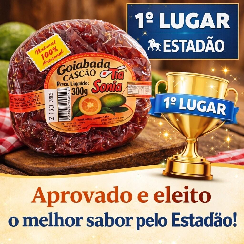 Goiabada Cascão Artesanal Premiada TIA SONIA 300g foto 15