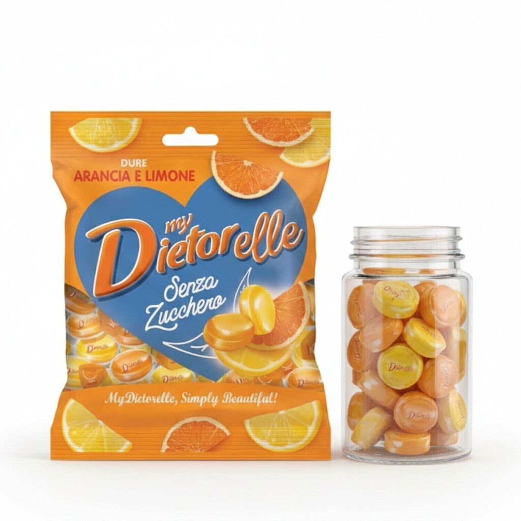 Bala DIETORELLE Arancia e Limone c/ Stévia 70g foto 14