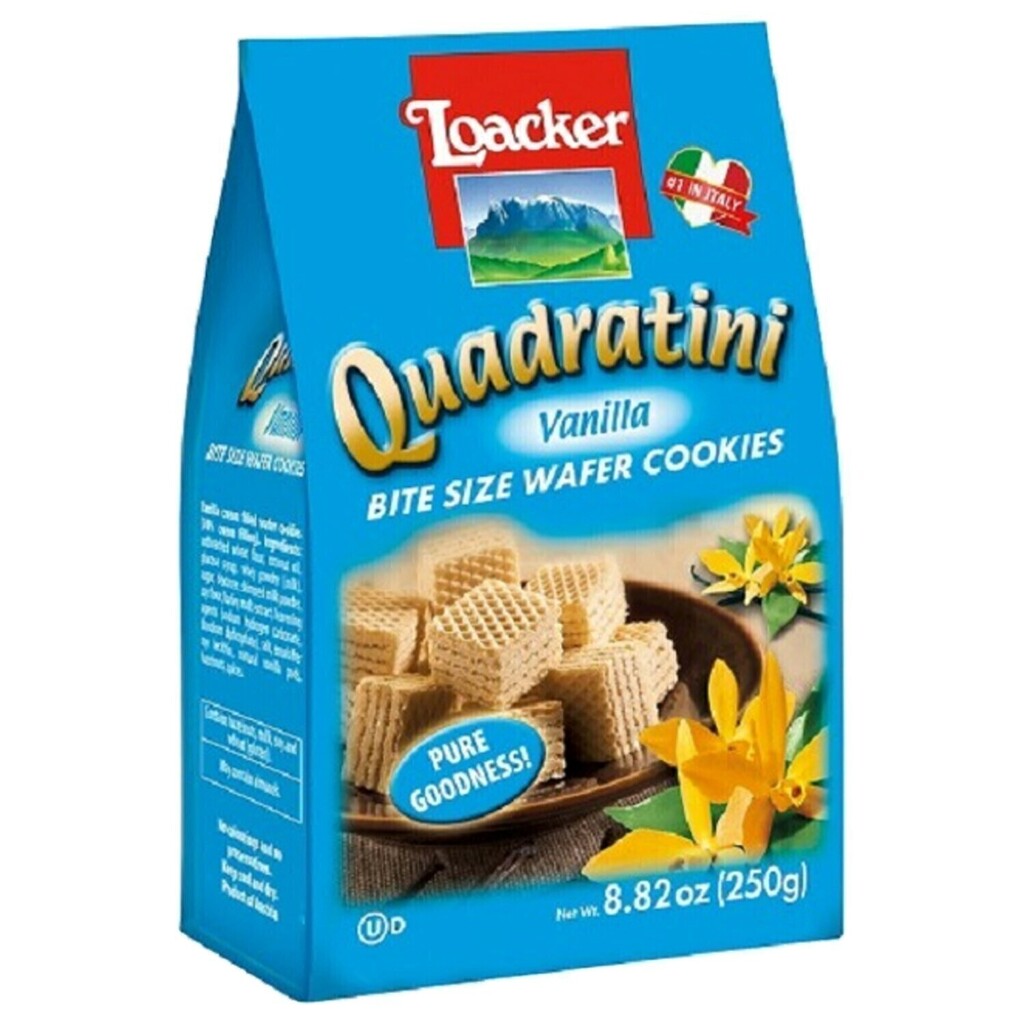 Waffer LOACKER Quadratini Baunilha 125g foto 8