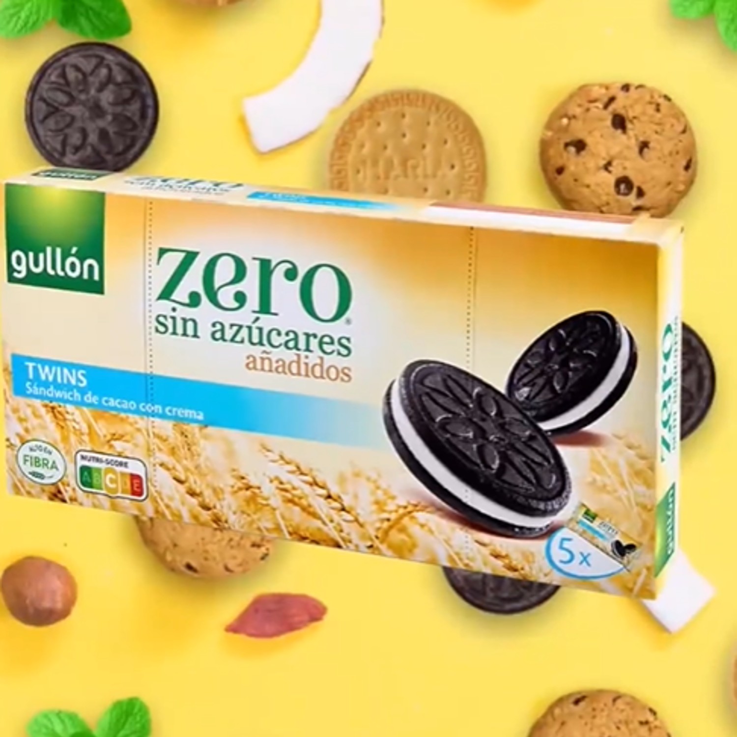 Biscoito GULLON Zero Açucar Sandwich Cacao 210g foto 3