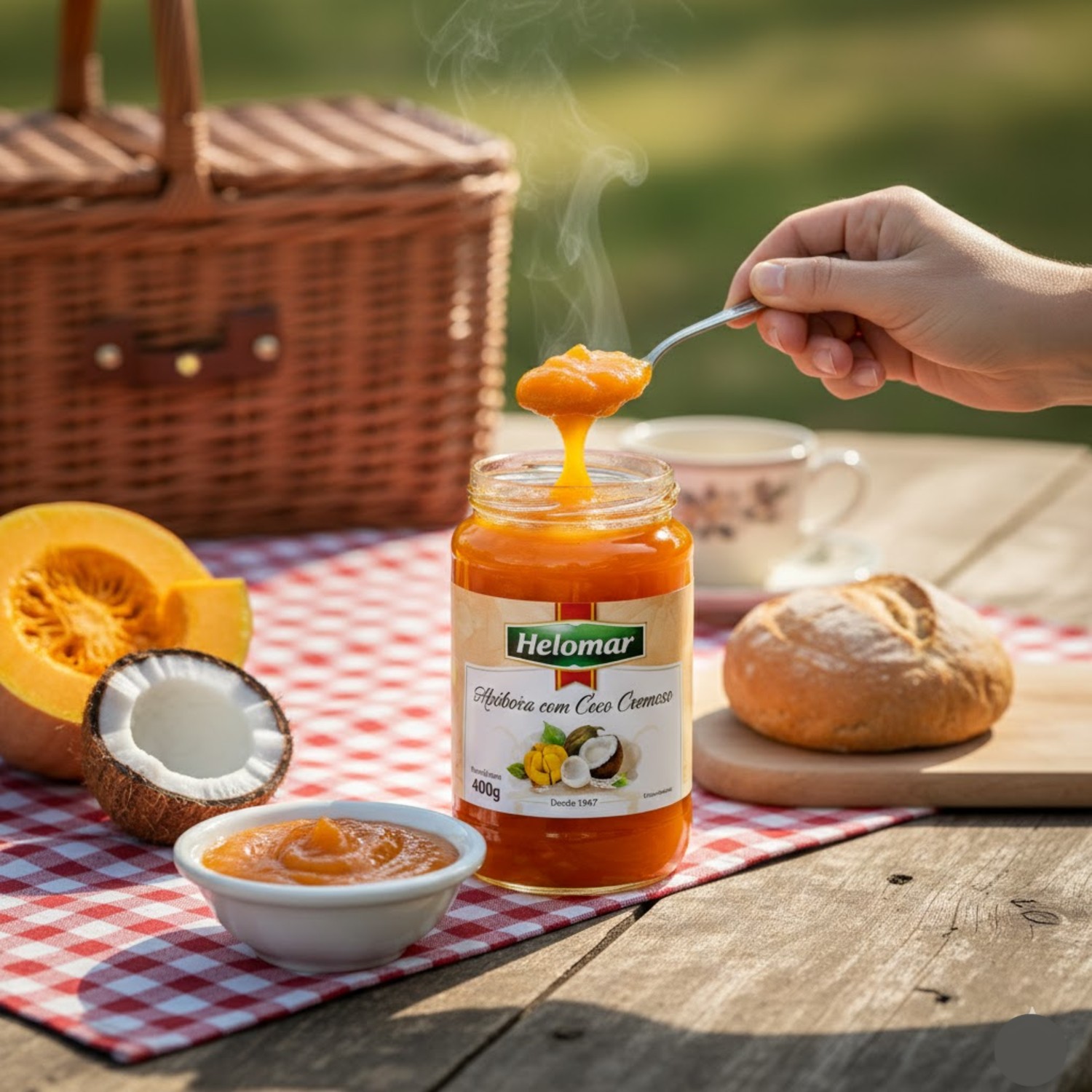 Doce de Abobora com Coco Fresco HELOMAR 400g foto 5