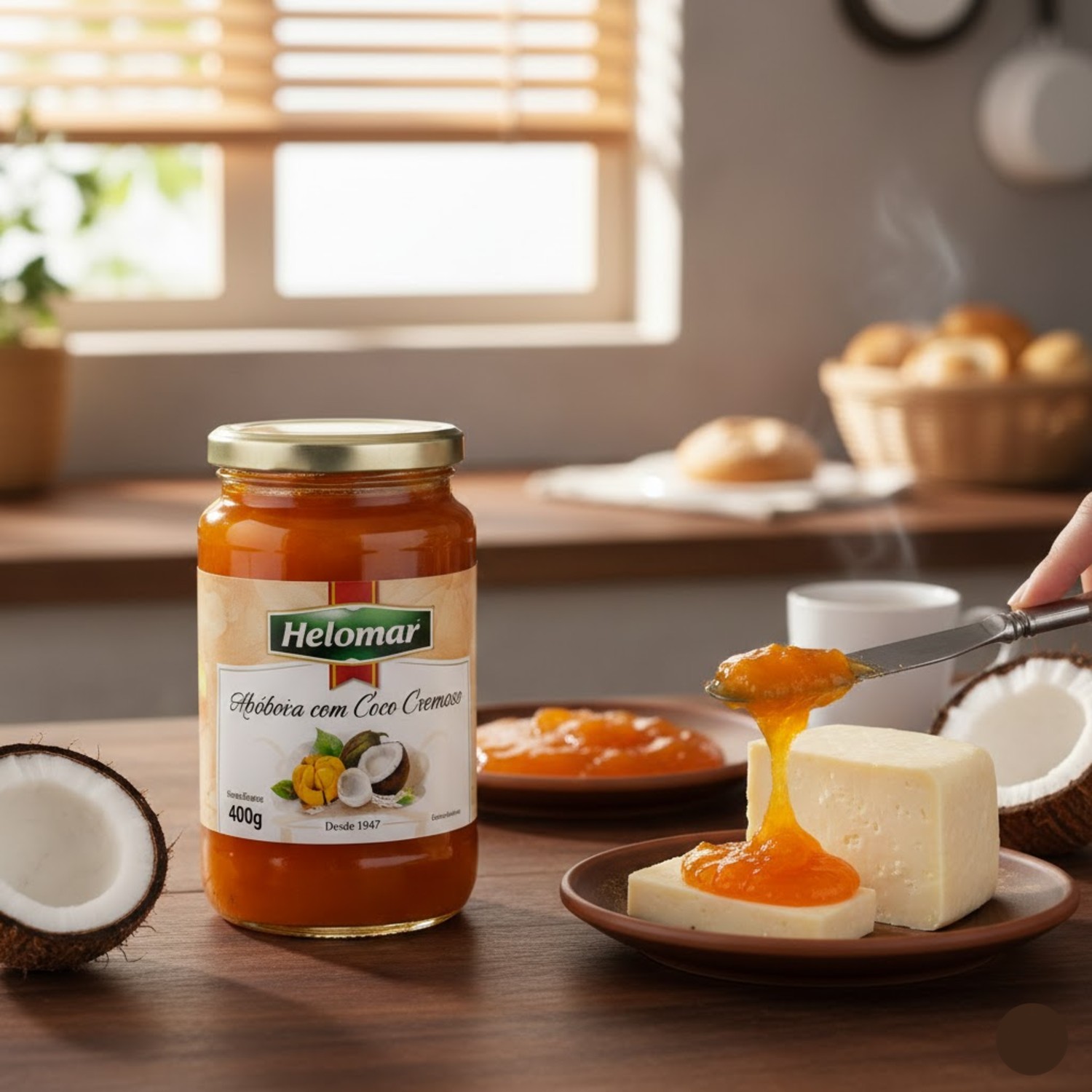 Doce de Abobora com Coco Fresco HELOMAR 400g foto 7