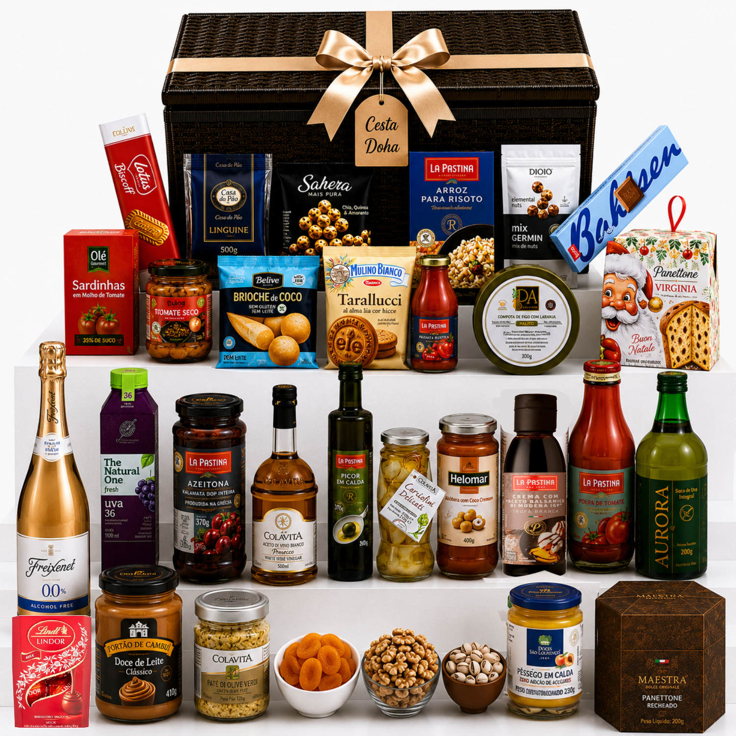 Cesta De Natal Sem Álcool Supreme DOHA 31 Itens NATAL 2026