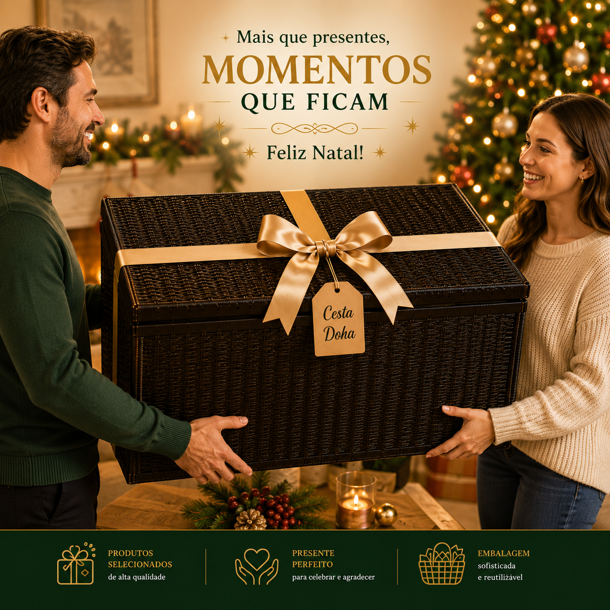 Cesta De Natal Sem Álcool Supreme DOHA 31 Itens NATAL 2026 foto 7