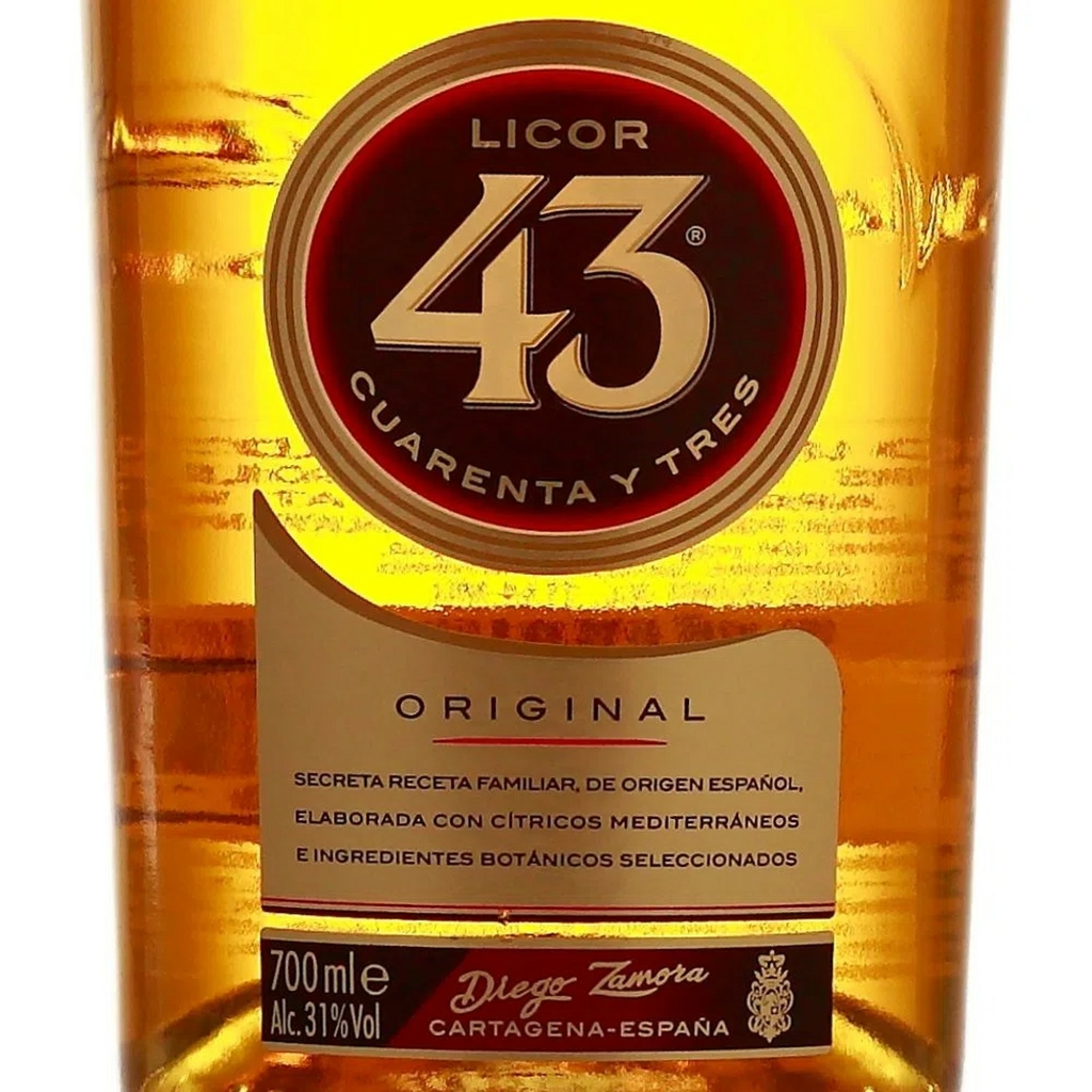 Licor 43 Cuarenta Y Tres DIEGO ZAMORA 700ml foto 3