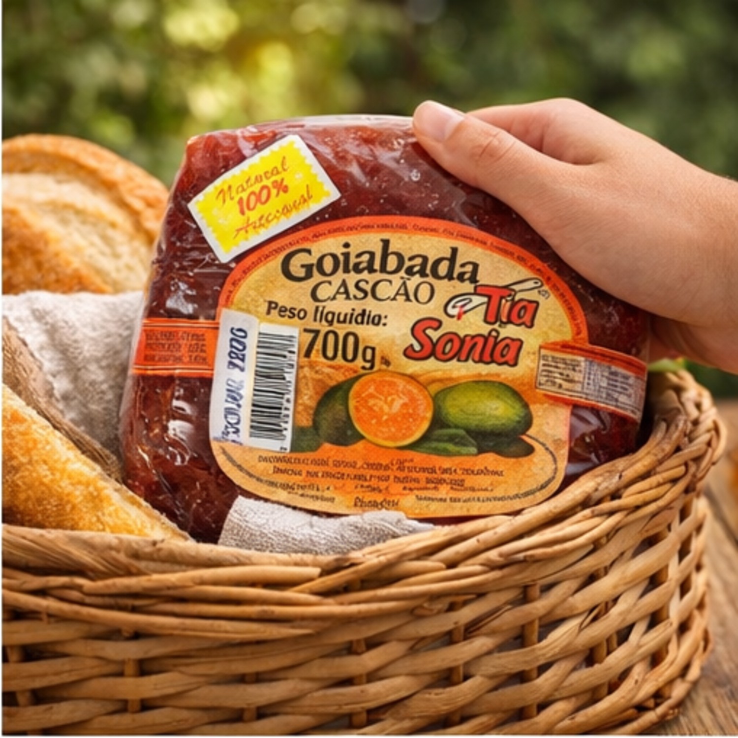 Goiabada Cascão Artesanal Premiada TIA SONIA 700g foto 4