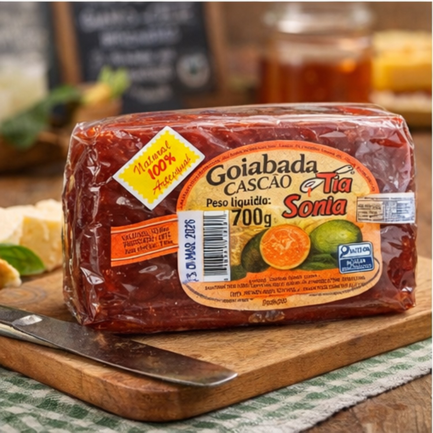 Goiabada Cascão Artesanal Premiada TIA SONIA 700g foto 5