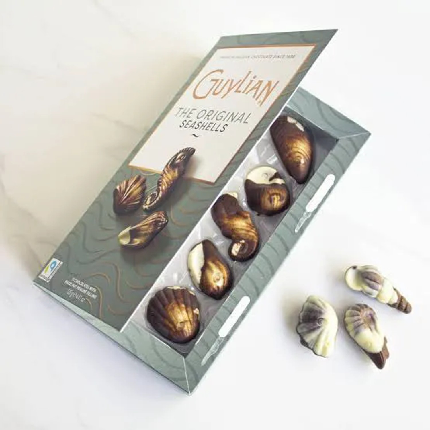 Chocolate Belga GUYLIAN Sea Shells Original 125g foto 3