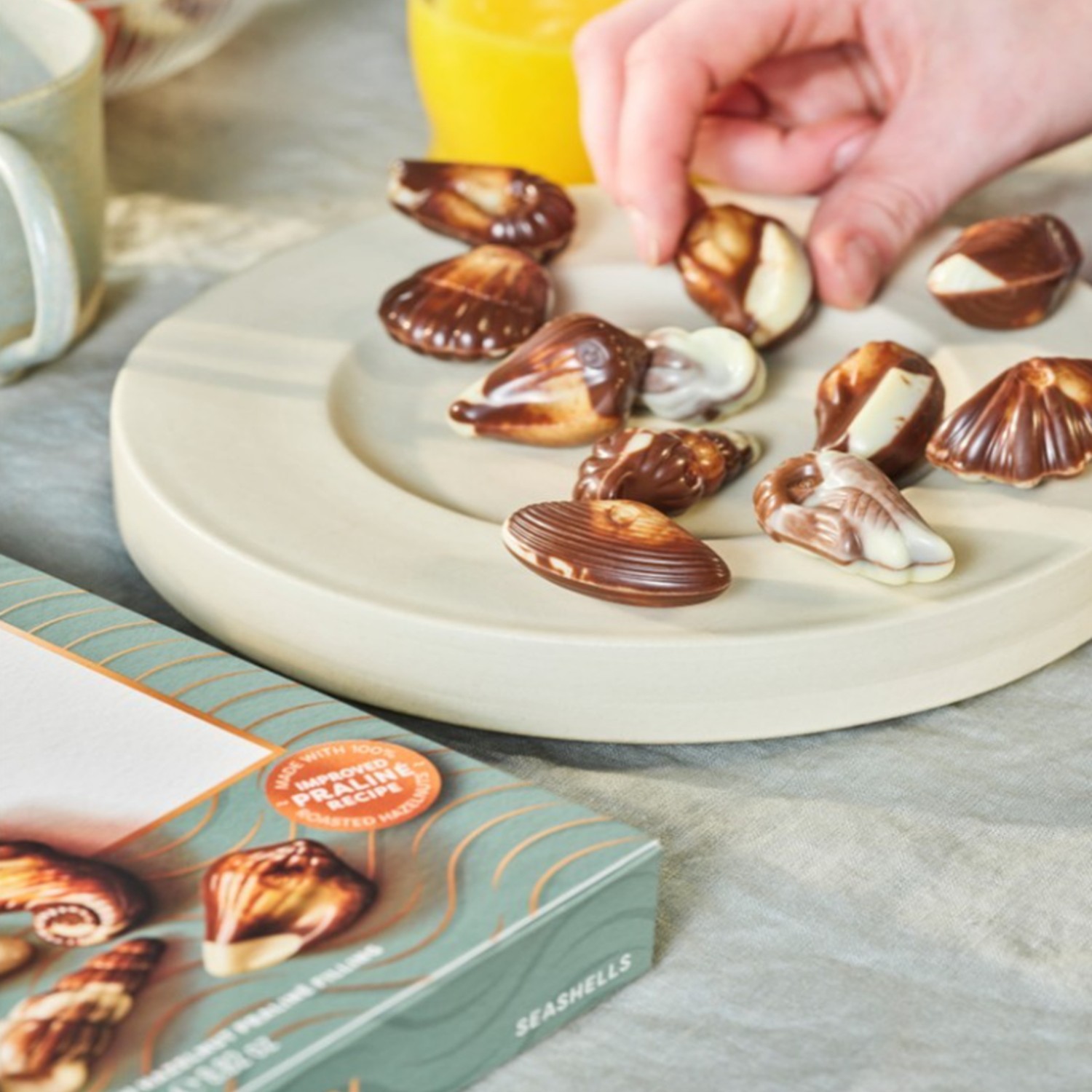 Chocolate Belga GUYLIAN Sea Shells Original 125g foto 4
