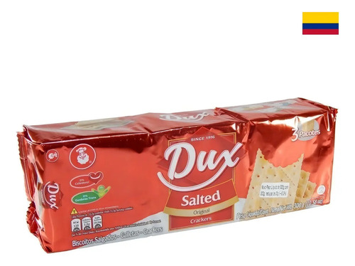 Biscoito Crackers Original DUX Salted 300g foto 4