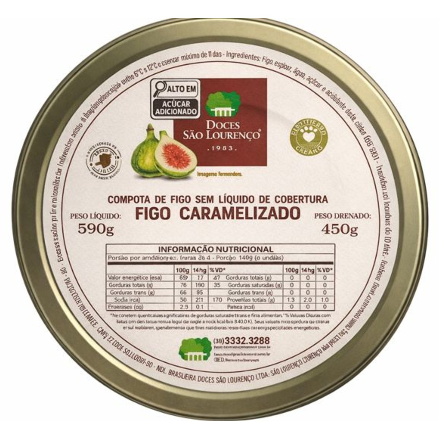 Figo Caramelizado Ramy São Lourenço 590g Gourmet foto 6