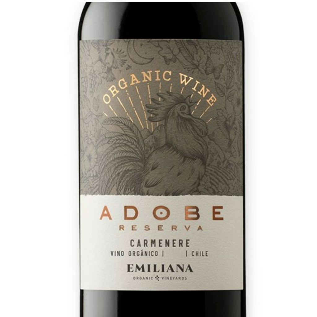 Vinho Chileno ADOBE Orgânico Carmenere 750ml foto 5