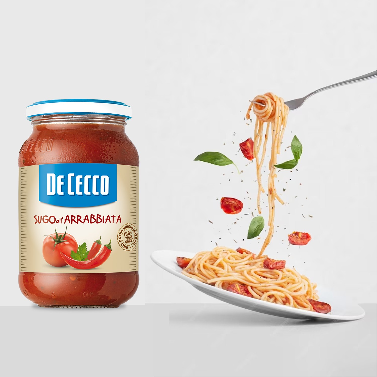 Molho de Tomate All' Arrabbiata DE CECCO 400g foto 3