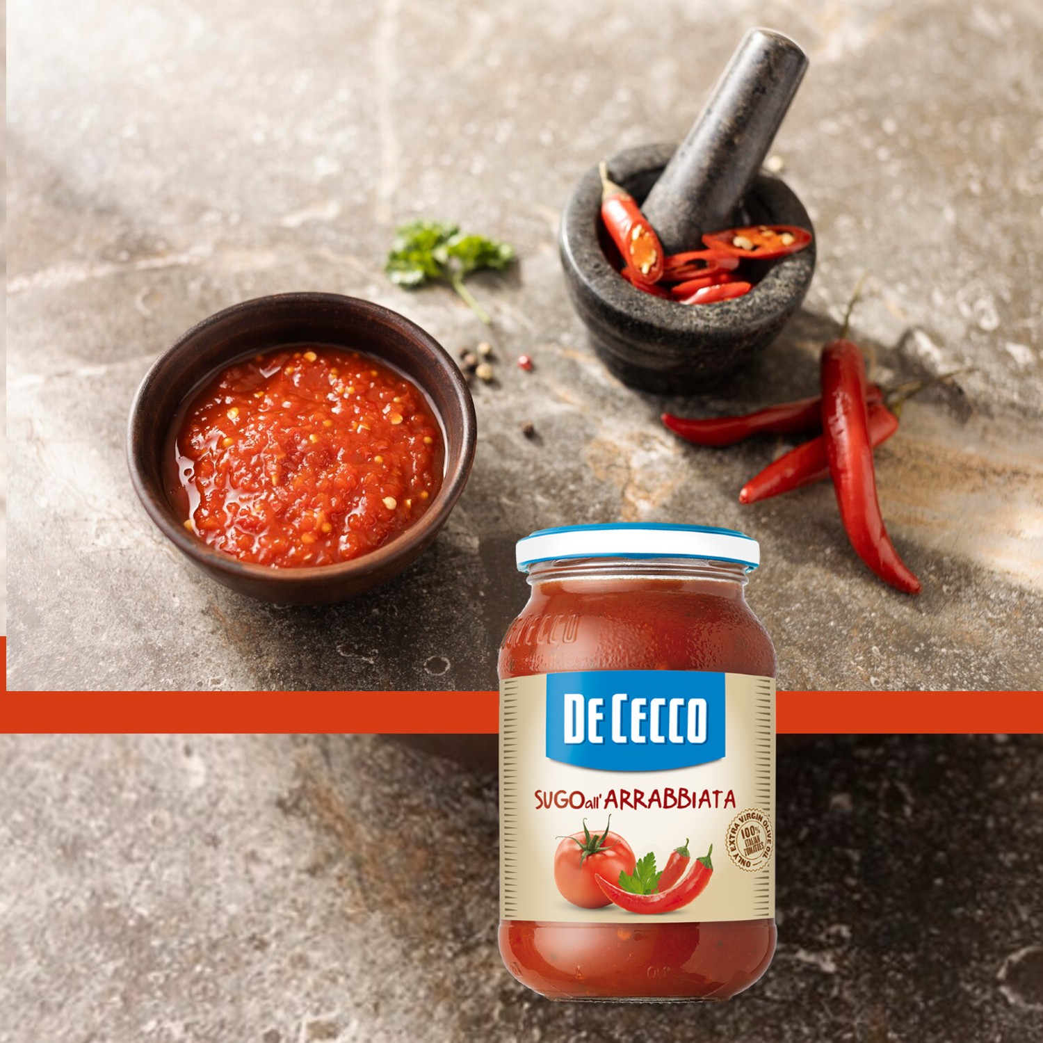 Molho de Tomate All' Arrabbiata DE CECCO 400g foto 4