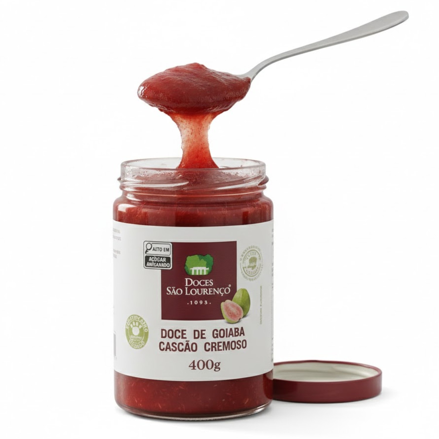 Doce de Goiaba Cascão Cremoso SÃO LOURENÇO 400g foto 2