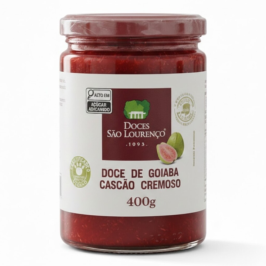Doce de Goiaba Cascão Cremoso SÃO LOURENÇO 400g foto 7
