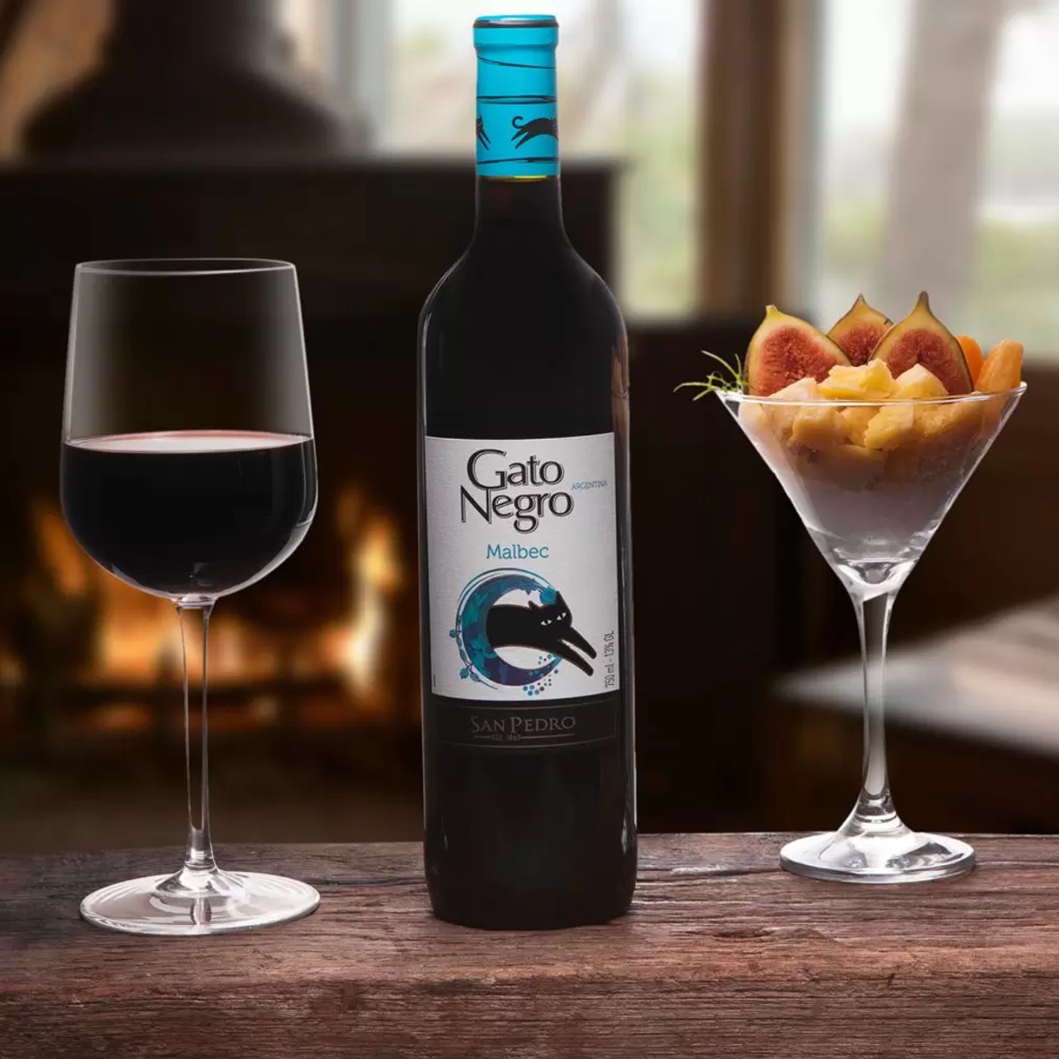 Vinho Argentino Tinto GATO NEGRO Malbec 750ml foto 3
