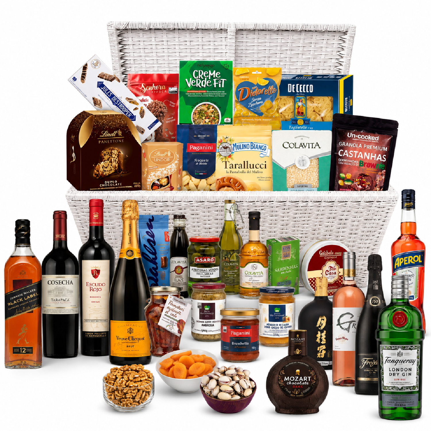 Cesta De Natal KINGSTON Premium com 36 Itens - Natal 2026
