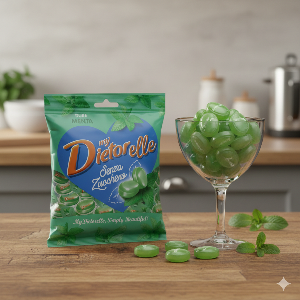 Bala de Menta Dura Sem Açucar DIETORELLE 70g foto 6