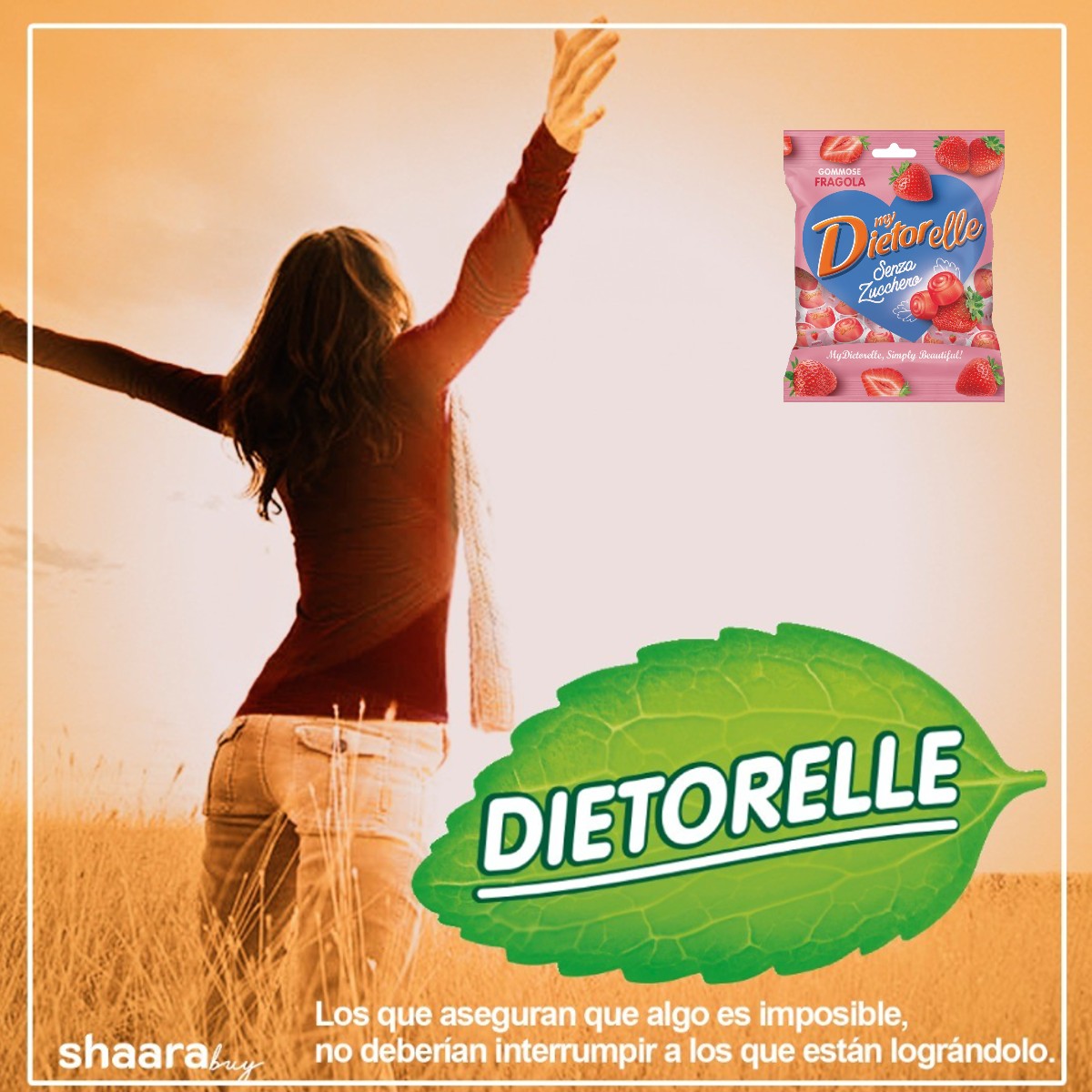 Bala de Goma de Morango com Stevia DIETORELLE 70g foto 5