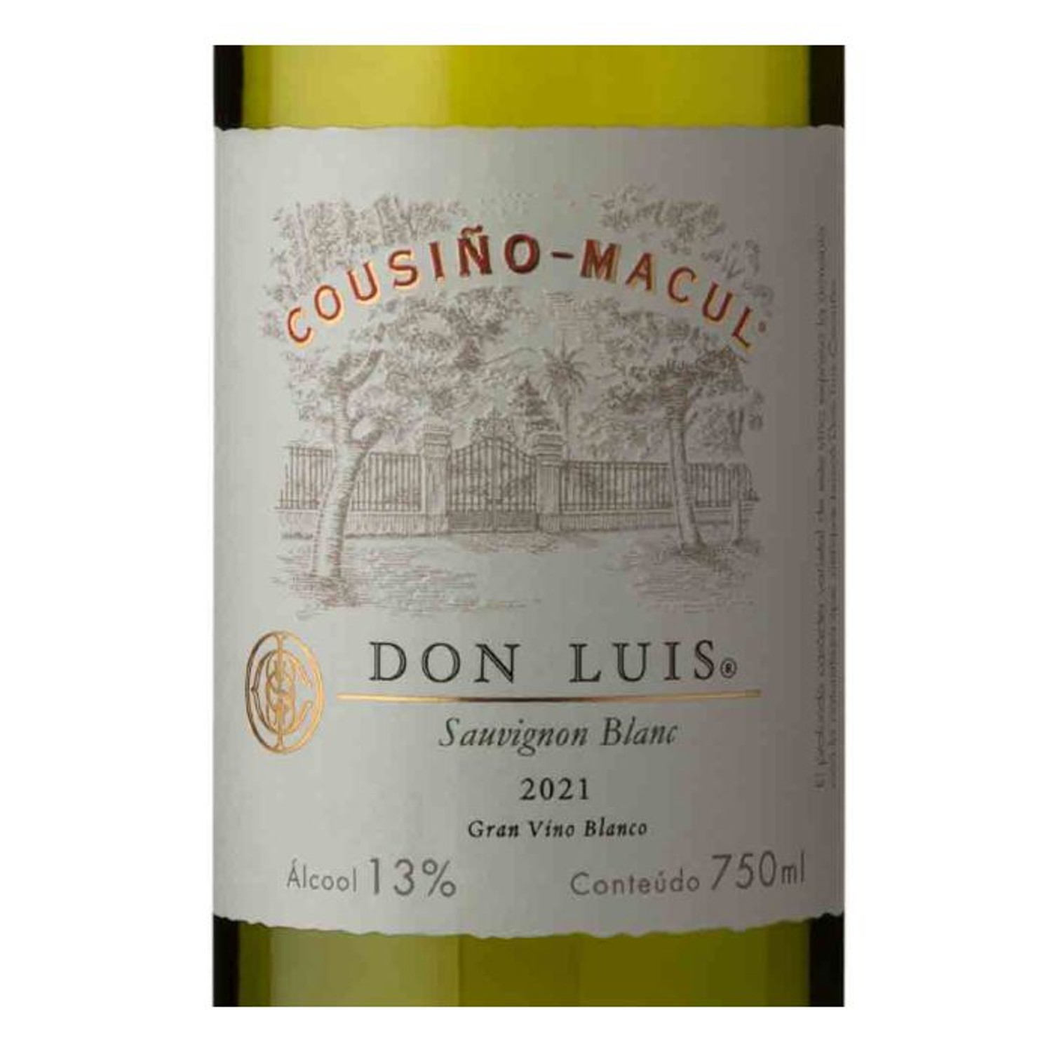 Vinho COUSINO MACUL Dom Luis Sauvignon Blanc 750ml foto 2