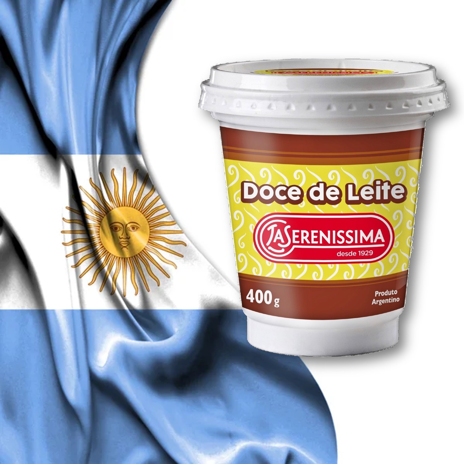 Doce de Leite Argentino LA SERENÍSSIMA 400g foto 2