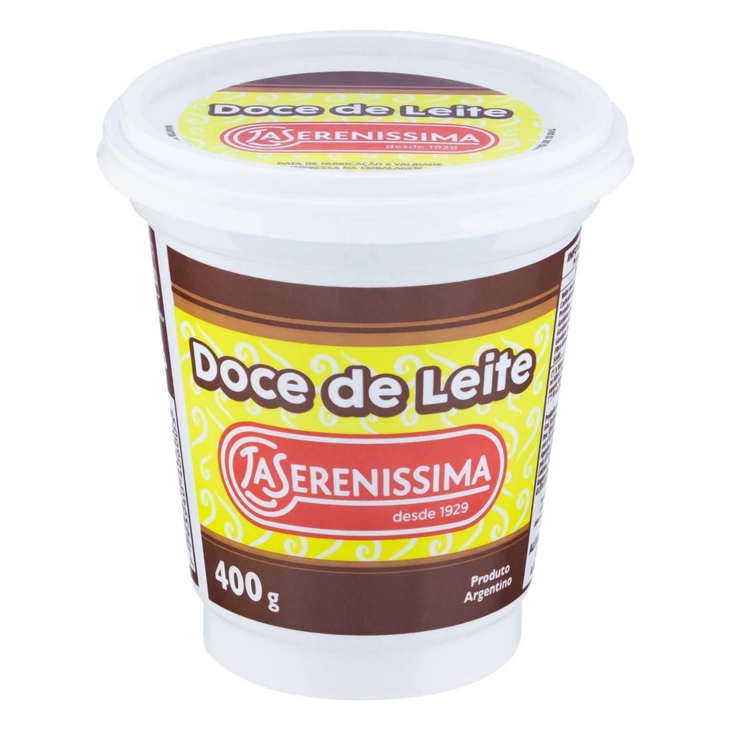 Doce de Leite Argentino LA SERENÍSSIMA 400g foto 3