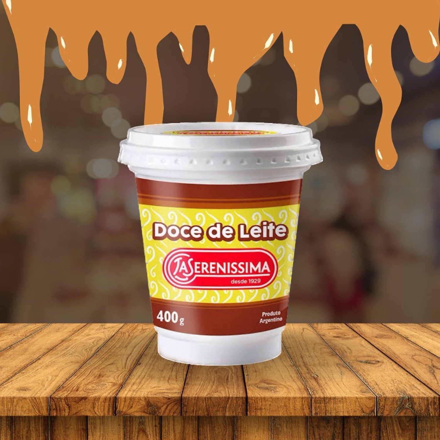 Doce de Leite Argentino LA SERENÍSSIMA 400g foto 6
